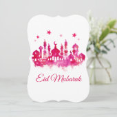 イードムバラク水彩画モスク シーズンカード (スタンド正面)