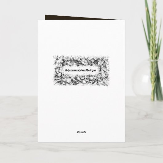 イードムバラク白熱［赤熱］光を放つクレストモスクブラウン金ゴールド シーズンカード (裏面)