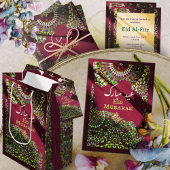 イードムバラク装飾模様クリムゾンレッド シーズンカード