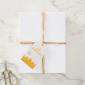 イードムバラク金ゴールドシルエットモスクムーンスター ギフトタグ (麻糸付属)