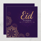 イードムバラク金ゴールドパープルフローラ シーズンカード (正面/裏面)