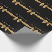 イードムバラク金ゴールドリボン ラッピングペーパー (角)
