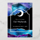 イードムバラク銀河系アンドシルバーアガテフォイルホリデイC 箔シーズンカード (正面)