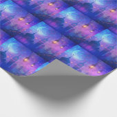 イードムバラク魔法アラビアンナイトクレセントブルーアート ラッピングペーパー (角)