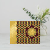 イードムバラク2025新デザイン 箔シーズンポストカード (立ち正面)