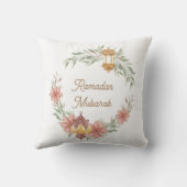 イードムバラク |ラマダンムバラク花リースランプ クッション (裏面)