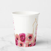 イードムバラックゴールデンモスクバラブロッサムパープル 紙コップ (右)