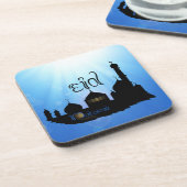 イードムバラックモスクとタイポグラフィ コースター (左側)