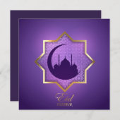 イードムバラックモスク三日月スターパープル金ゴールド シーズンカード (正面/裏面)