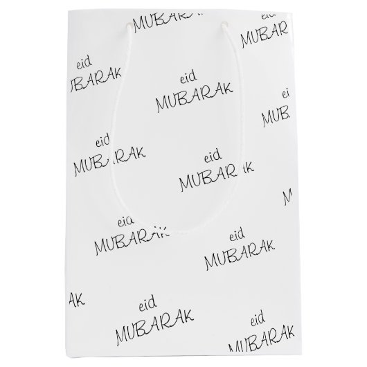 イードムバラックラッピング紙 ミディアムペーパーバッグ (正面)