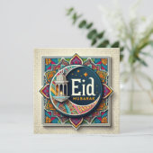 イードムバラックラマダンカスタマイズ可能グリーティング文字ホ シーズンカード (スタンド正面)