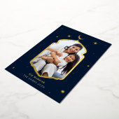 イードモダンムバラクホリデーフォイル招待状 箔招待状 (回転した状態)