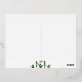 イードモバラク春花箔はがき 箔シーズンポストカード (裏面)