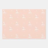 イードラッピングペーパーとモスクモダンのモチーフ ラッピングペーパーシート (正面2)