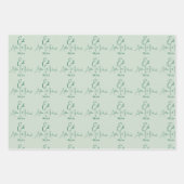 イード・アル・アドハー  sage green ラッピングペーパー ラッピングペーパーシート (正面2)