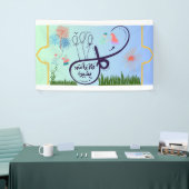 イード・バナ書ラビアكل عام وانتم بخير 横断幕 (トレードショー)