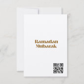 イード・ムバラクのご挨拶 カード (裏面)