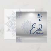 イード・ムバラクのご挨拶 シーズンカード (正面/裏面)