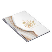 イード・ムバラク、イード・ギフト、アラビア語の書道 ノートブック (右側)