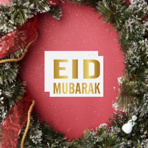 イード・ムバラク・カード 箔シーズンポストカード