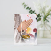 イード・ムバラク / ヒジャブガール ホリデーカード シーズンポストカード (スタンド正面)