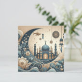 イード・ムバラク ラマダーン カスタマイズ可能な挨拶文 シーズンカード (スタンド正面)