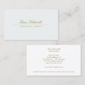 イーネファシェエレガンテコスメティックサロンスパヘルグラウ 名刺 (正面/裏面)