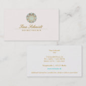 イーネファシェエレガンテブルーロータスブルーム 名刺 (正面/裏面)