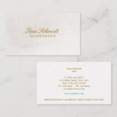 イーネフェイエレガンテコスメティックサロンスパヴィスティンカルテ 名刺 (正面/裏面)