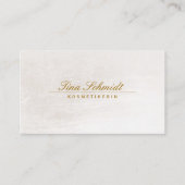 イーネフェイエレガンテコスメティックサロンスパヴィスティンカルテ 名刺 (正面)