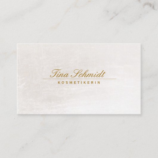 イーネフェイエレガンテコスメティックサロンスパヴィスティンカルテ 名刺 (正面)