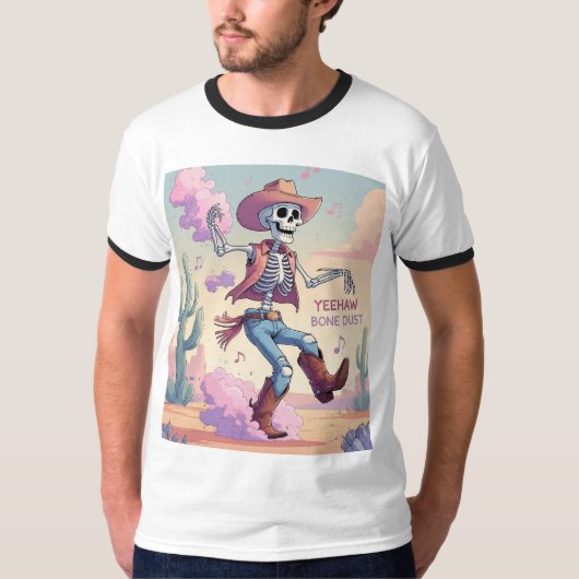 イーハウ・ボーン・ダスト 〜砂漠で楽しもう! Tシャツ (正面)