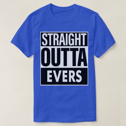 イーバーナムストレートアウトタイーバーズ Tシャツ (デザイン正面)