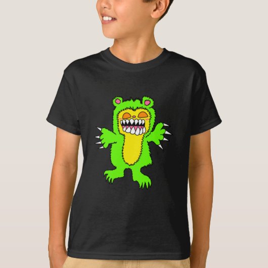 イービルテディベアキッズシャツ Tシャツ (正面)