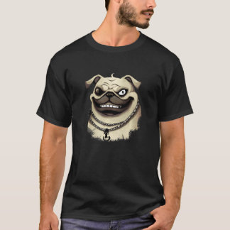 イービル・ドッグ・パグ・ハロウィン1 Tシャツ