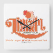 イーフィンガム,リンカーン・ランド・アミューズメント・パーク スクエア壁時計 (正面)