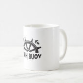 イーブイボートセーリングボート帆船船海 コーヒーマグカップ (正面右)