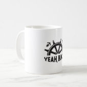 イーブイボートセーリングボート帆船船海 コーヒーマグカップ (正面左)