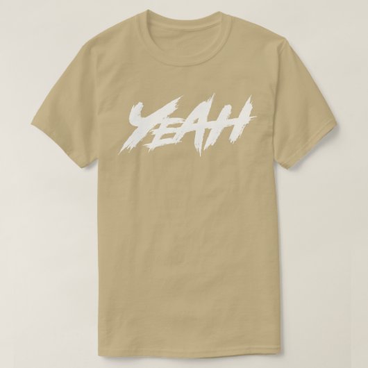 イーブホワイト文字 Tシャツ (デザイン正面)