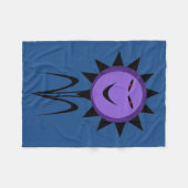 イーブラワーかわいいゴシックハロウィーンフリースブランケット フリースブランケット (正面(横))