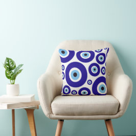 イーブルアイ・パターン、ギリシャ・アイ、トルコ・アイ、ナザール クッション