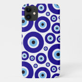 イーブルアイ・パターン、ギリシャ・アイ、トルコ・アイ、ナザール Case-Mate iPhoneケース (裏面)
