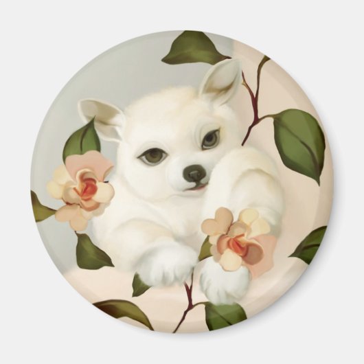 イープの子犬 マグネット (正面)