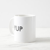 イープイープYes コーヒーマグカップ (正面左)