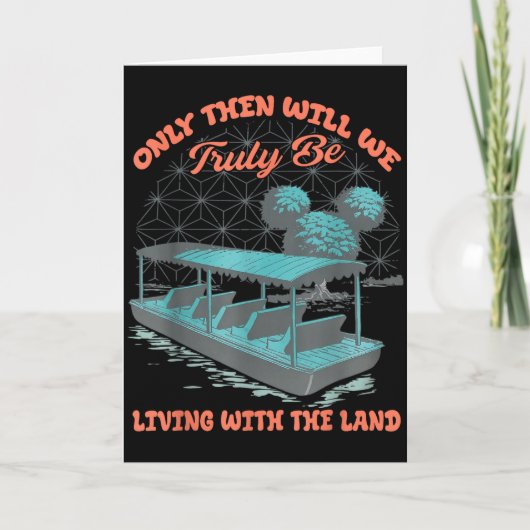 イープコット ボート ネイチャー 地球と共に生きる カード (正面)