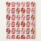 イーユー女性のカーボーイソフトカバープランナー プランナー手帳 (裏面)