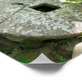 イーリーズミルの古い車輪、ガトリンブルクの轟音なフォーク ポスター (角)