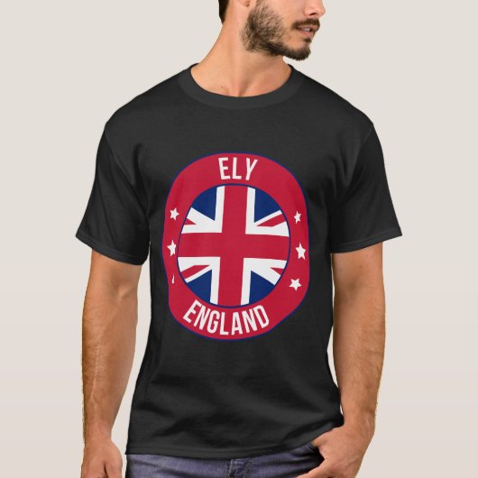 イーリー イングランドの都市Tシャツ | 旅行と故郷の誇り Tシャツ (正面)