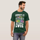 イーヴィ 名前入り おもしろ 名前入り ファーストネーム ファミリー Tシャツ (正面フル)