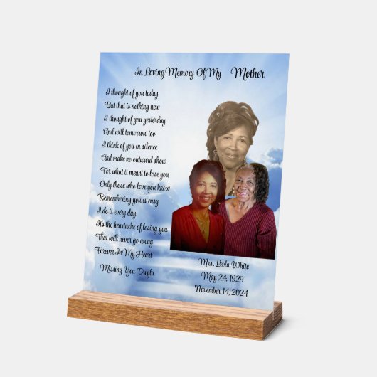 イー アクリルサイン (傾斜)